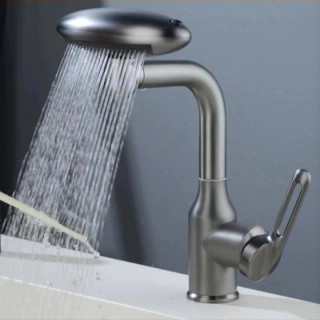 شیر روشویی HuaDiao HD-9338 با طراحی چرخشی 360 درجه
