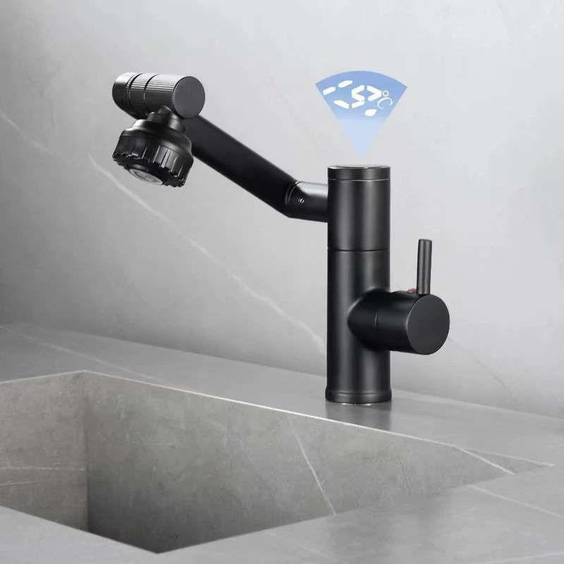 نصب شیر روشویی هوشمند با صفحه دیجیتال