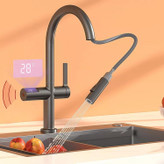 نمایش مصرف آب لحظهای روی نمایشگر شیر