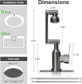اندازه شیر تلسکوپی 360درجه