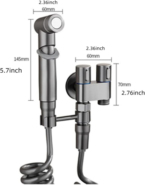 شیر شاتاف سرویس بهداشتی دو خروجی