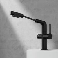 شیر روشویی ارتفاع قابل تنظیم برای سینک کاسه‌ای