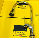 شیر ظرفشویی استیل ضدزنگ HS468 روی سینک بزرگ