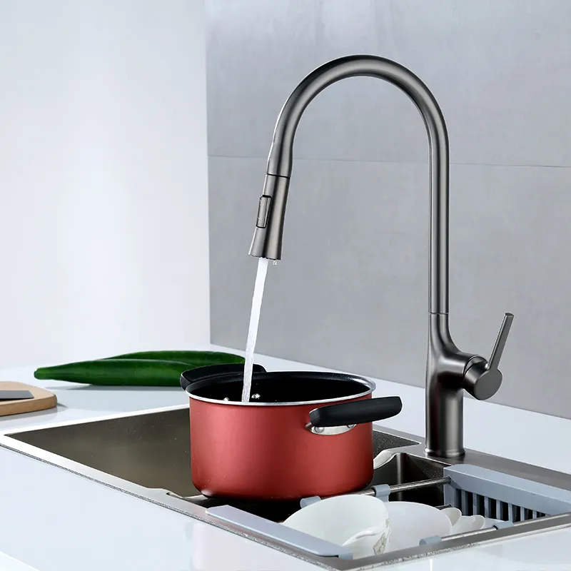 آشپزخانه مدرن با شیر ظرفشویی Hyshin شاوری