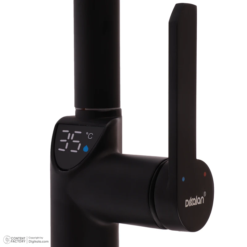 شیر ظرفشویی شاوری دیکالان با نمایشگر دما