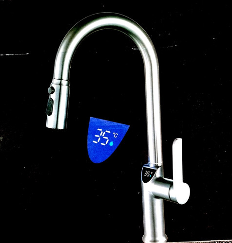 شیر دیکالان با نمایش دما آب