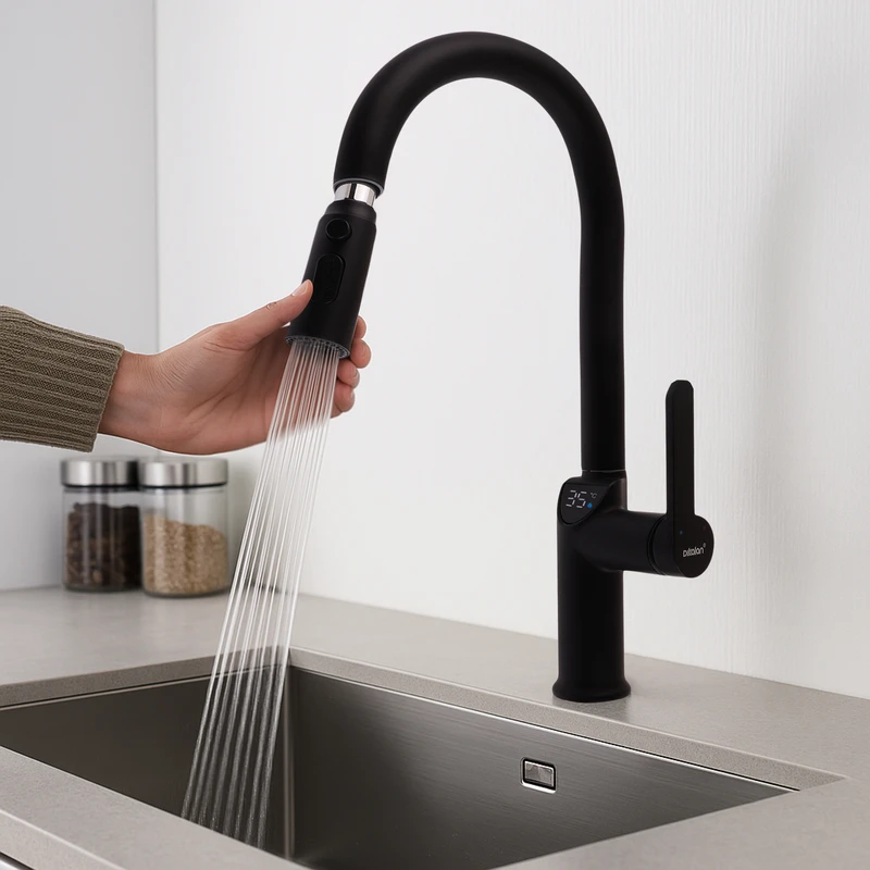 نصب شیر شاوری دیکالان روی سینک