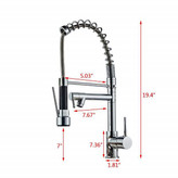 تصویر شلنگ فنری شیر آشپزخانه D60