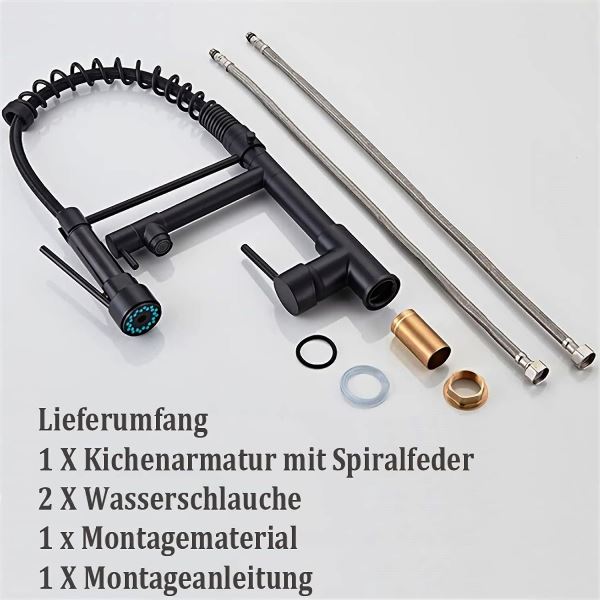 تصویر شیر ظرفشویی فنری Hyshin D60