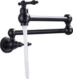 installation of classic pot filler faucet