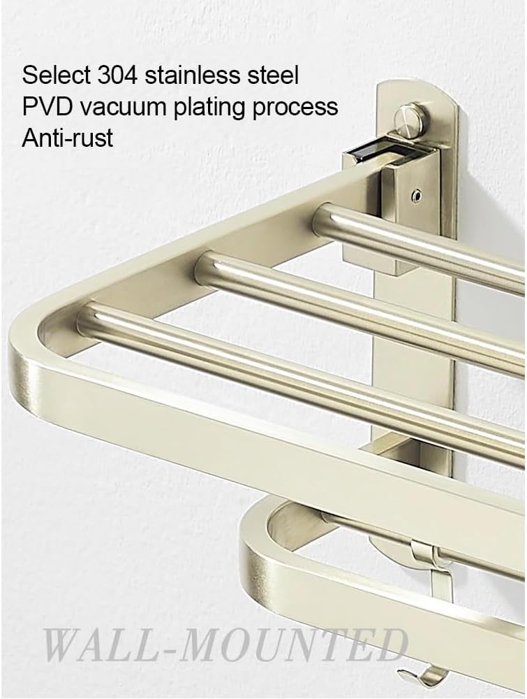 جا حوله دو طبقه استیل مناسب حمام