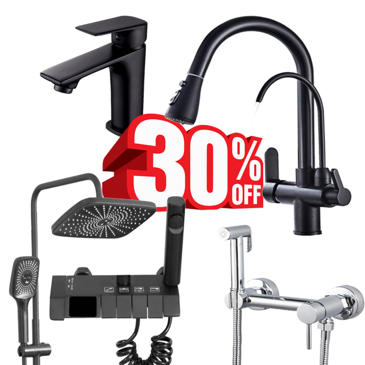 تصویر پک شیرآلات اقتصادی چهار قطعه