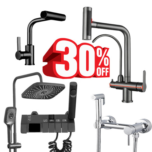 تصویر شیرآلات ست کامل برای حمام و آشپزخانه