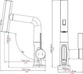 تصویر پک لوکس شیرآلات دیجیتال سهتکه