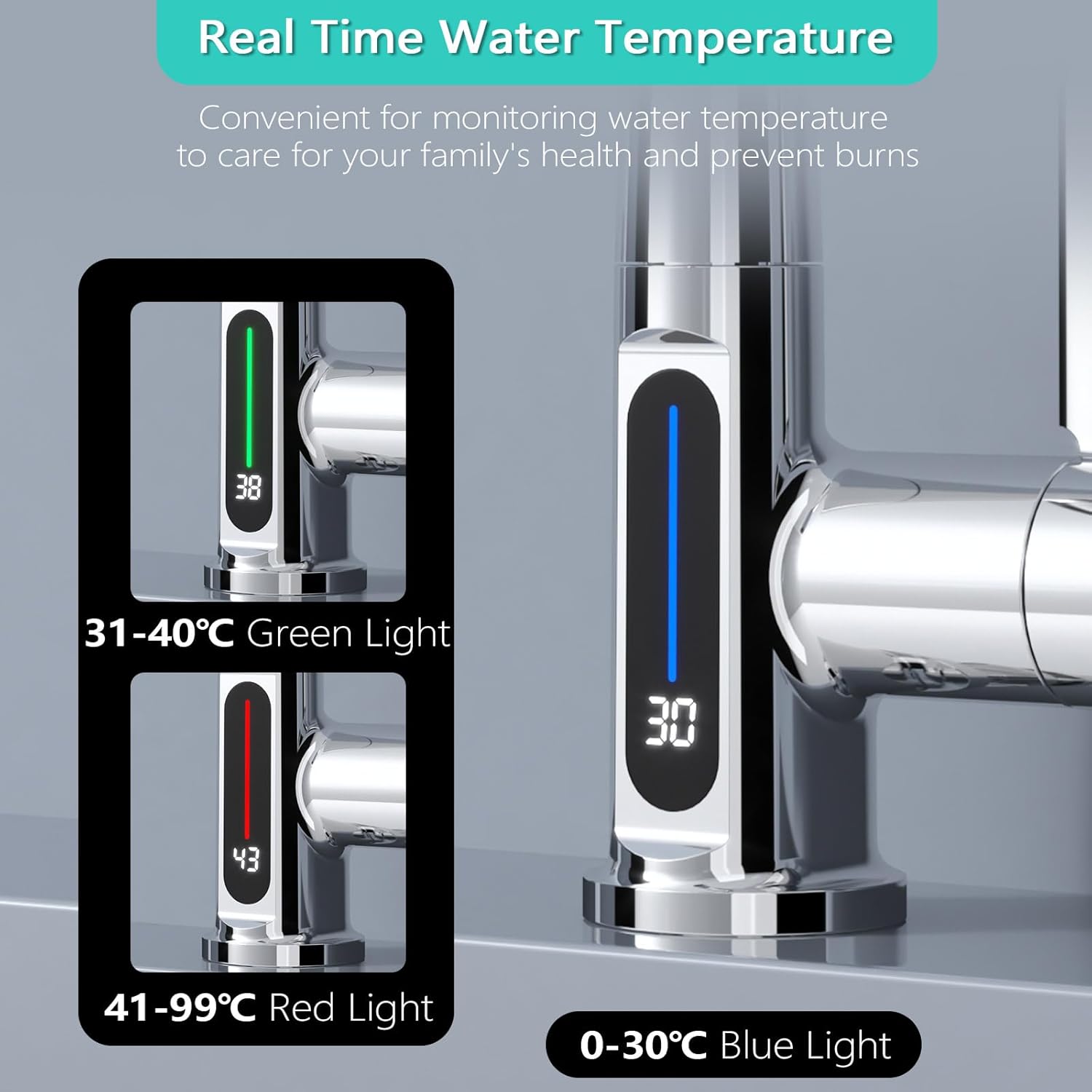 تصویر پک لوکس شیرآلات دیجیتال چهار عددی