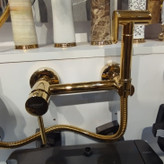 شیر توالت سرد و گرم با آبکاری براق