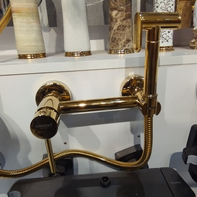 شیر توالت سرد و گرم با آبکاری براق