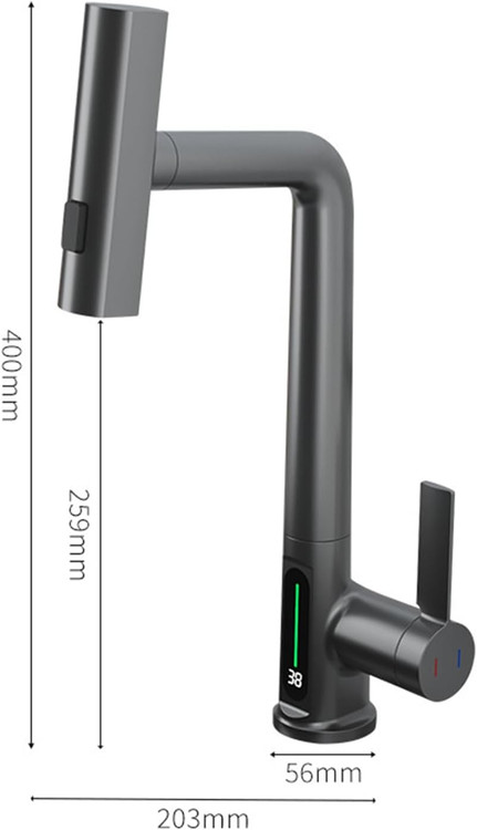 شیر روشویی چهارحالته با طراحی مدرن