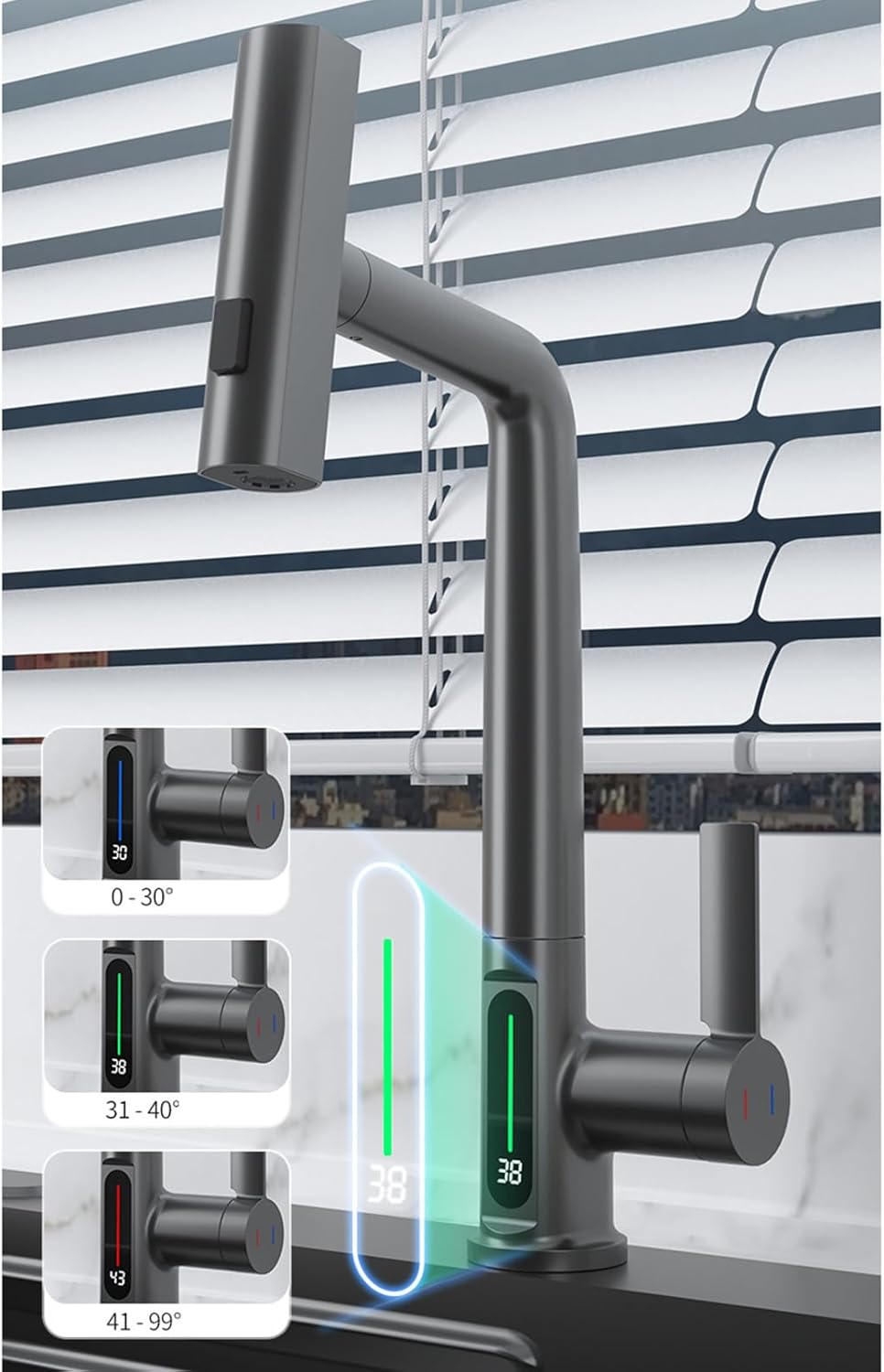 عکس شیر ظرفشویی دیجیتال نمایشگردار