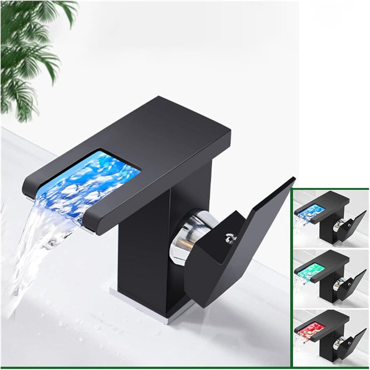 شیر روشویی LED با طراحی لوکس