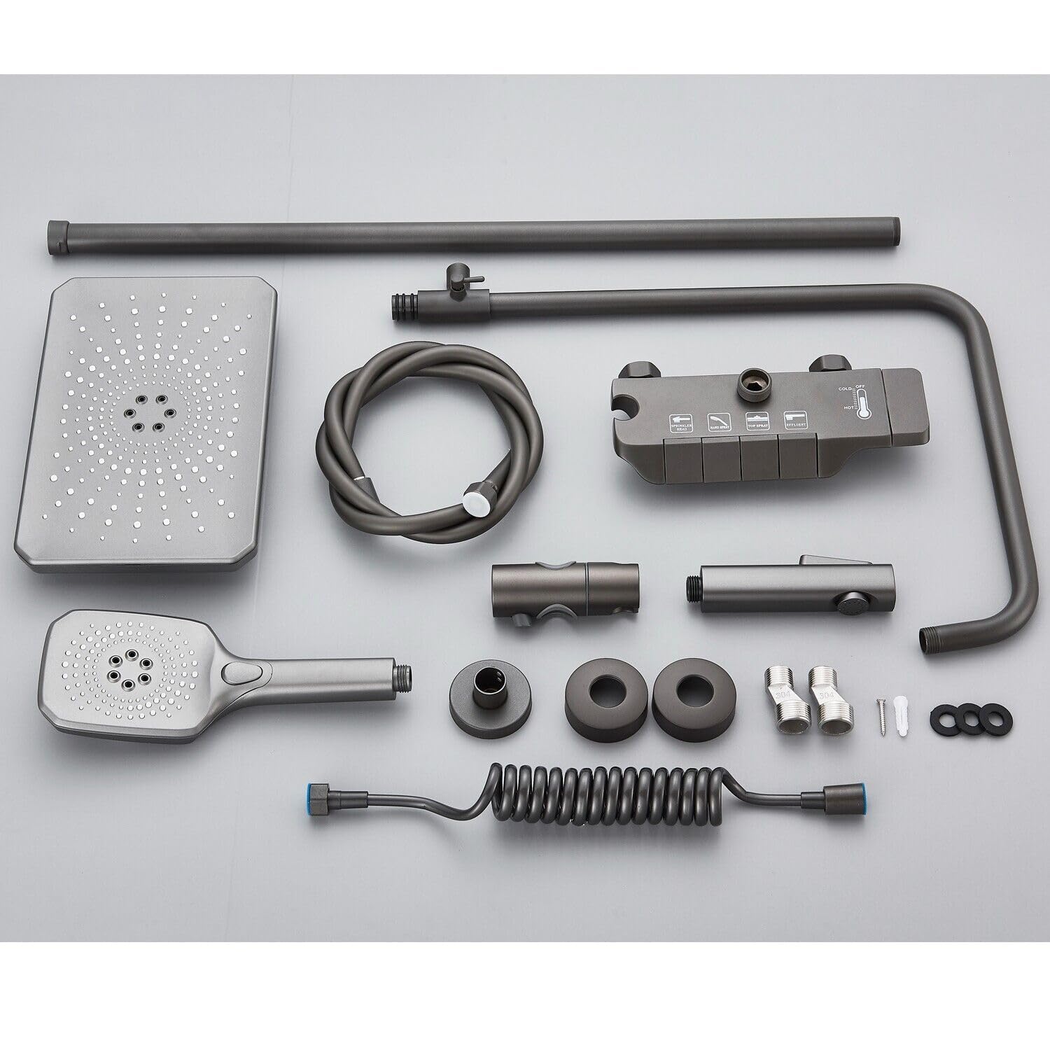 دوش پیانویی ساده حمام رنگ کروم