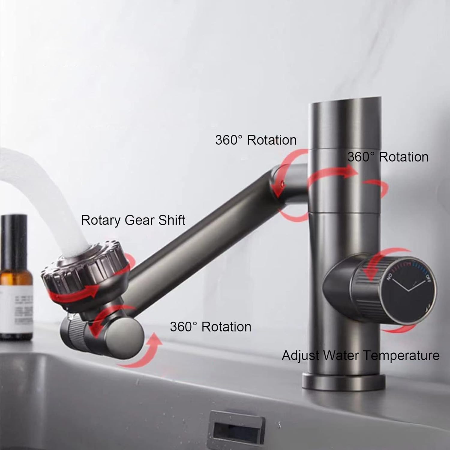 نصب آسان شیر روشویی دیجیتال و دوش پیانویی