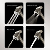 پک اقتصادی شیر روشویی دیجیتال + دوش پیانویی نمایشگردار