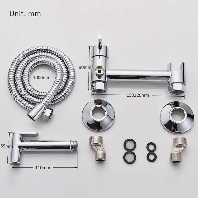 شیر توالت مشکی مدرن