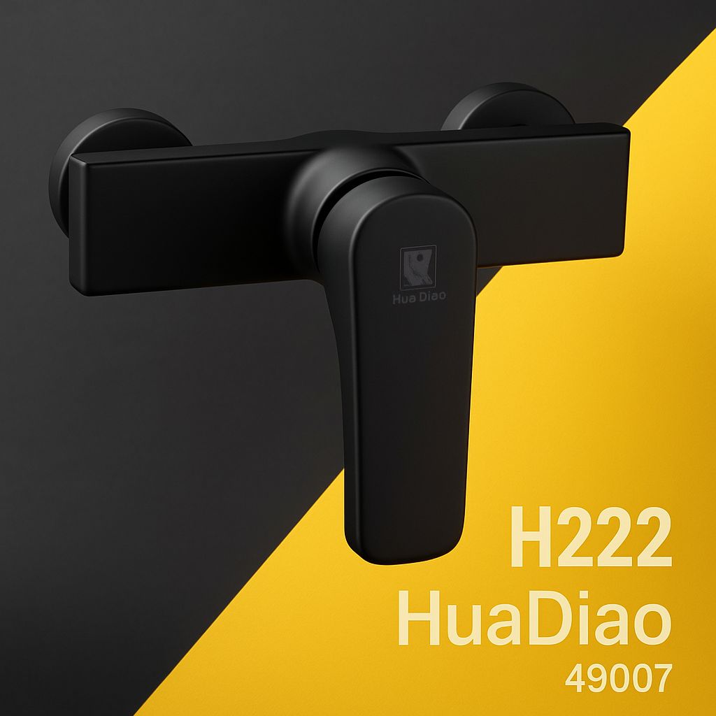 شیر توالت هوادیائو مدل اهرمی مشکی