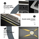 سینک ظرفشویی هوشمند پیانویی ۷ کلید HuaDiao با نمایشگر دیجیتال