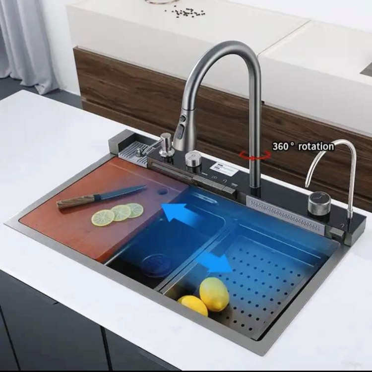 سینک هوشمند HuaDiao با ظاهر لوکس و عملکرد حرفهای