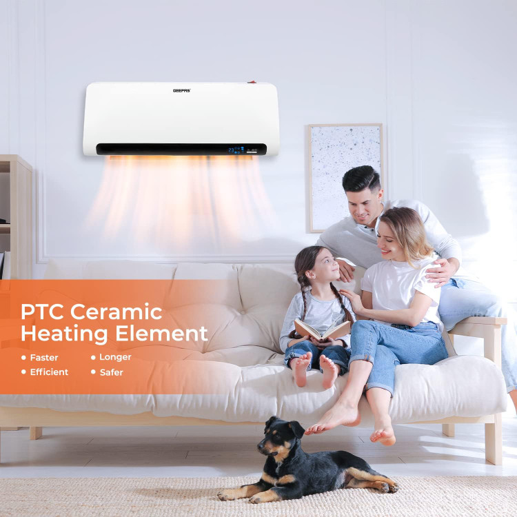 بخاری دیواری Geepas GWH28519 جدید 2025