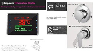 دوش هوشمند SmartHydro Touch نصب شده در حمام