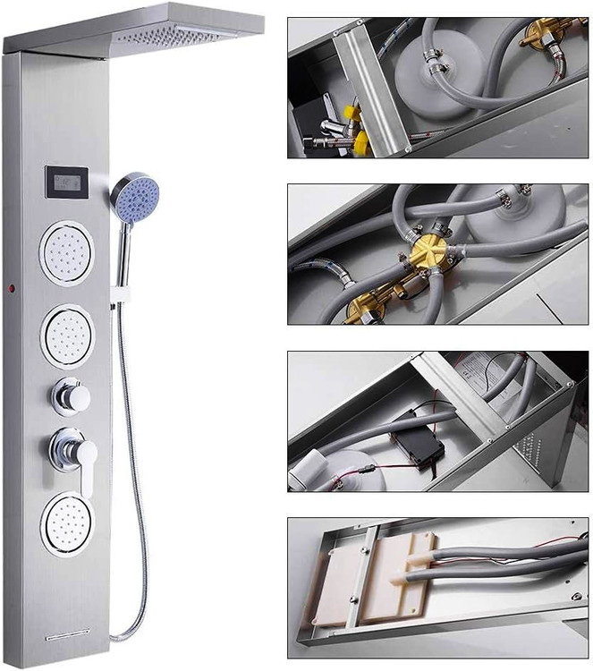 سردوش بارانی بزرگ پنل دوش PING