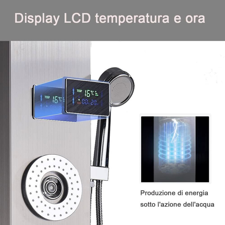 پنل دوش مدرن با سیستم لمس