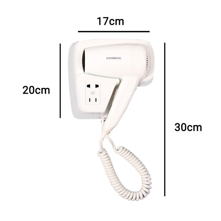 سشوار دیواری کمصدا و پرقدرت هاشین