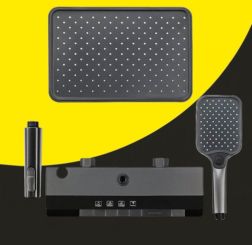 دوش حمام پیانویی دیکالان DKL90831 رنگ دودی