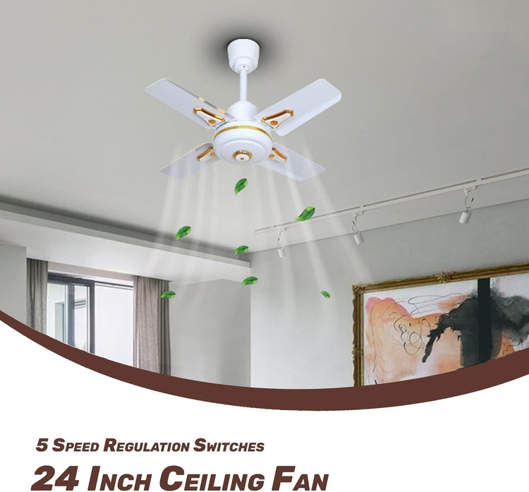 پنکه سقفی Metro Classik نصبشده در پذیرایی