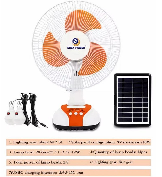 طراحی جمع و جور پنکه قابل حمل EP-2112A با دستگیره حمل