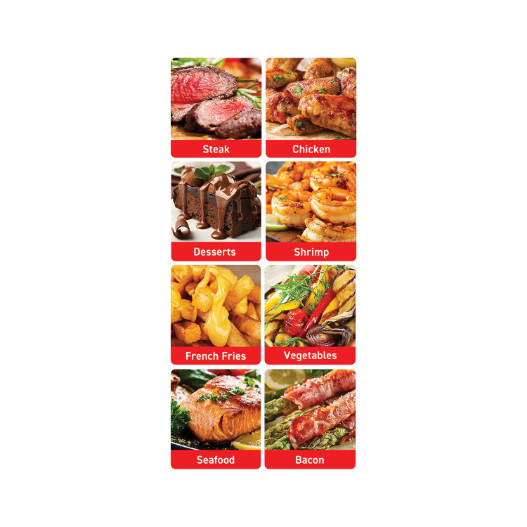 پنل کنترلی سرخکن BM3558 با دکمههای تنظیم دما و زمان