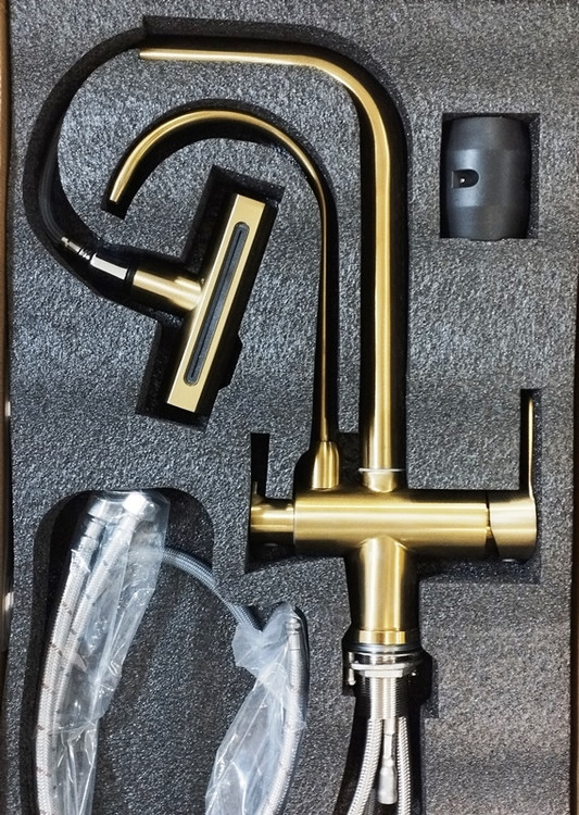 شیر ظرفشویی شاوری برای سینک دوقلو