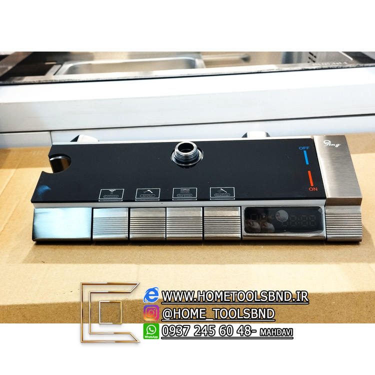 علم دوش مدرن استیل ضدزنگ