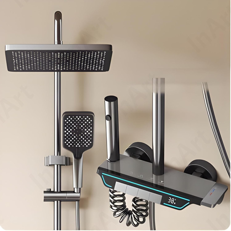 دوش پیانویی نمایشگر دیجیتال