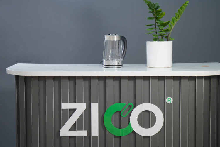 نمای نزدیک کتری ZC-4120 با دسته ارگونومیک