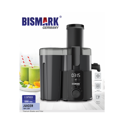 آبگیری هویج با دستگاه بیسمارک BM2381