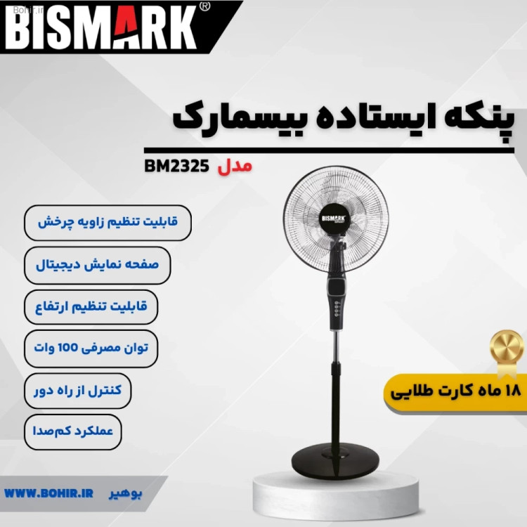 پنکه نصب دیواری بیسمارک 340