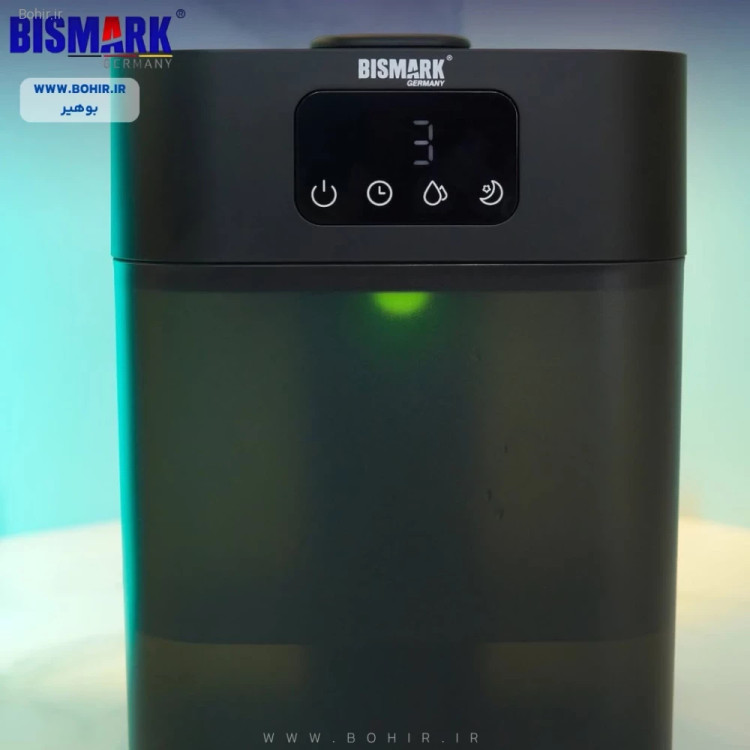 نمایشگر رطوبت ساز و بخور سرد هوشمند بیسمارک مدل BM145