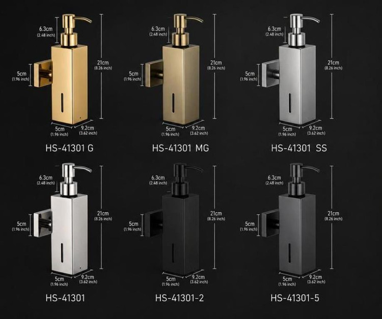 جا مایع دیواری مدل Wall Dispenser برند هاشین