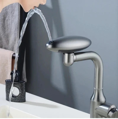 شیر روشویی برند HuaDiaoمدل HD-9338 چهارحالته 360° طراحی مدرن
